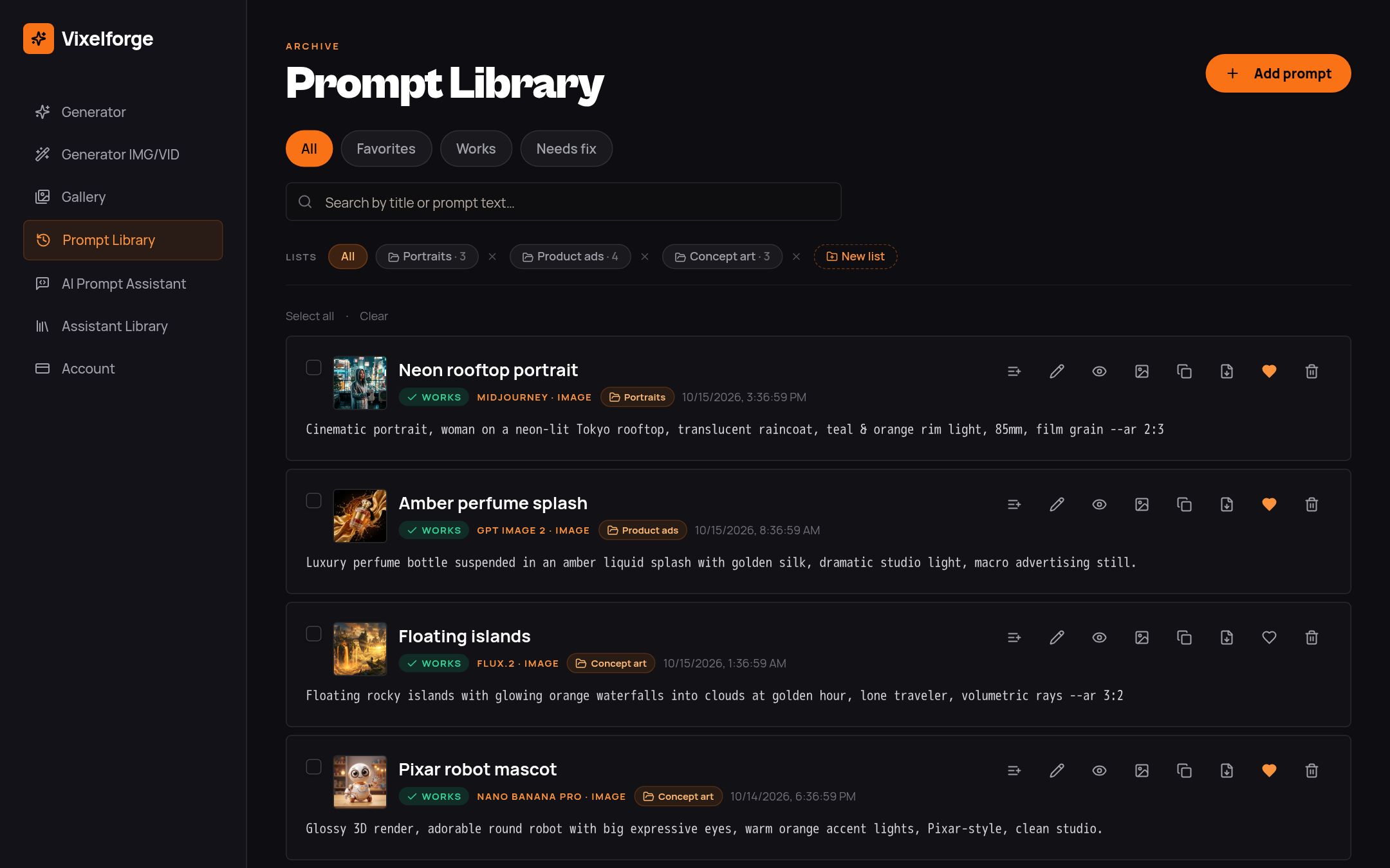 Prompt Library
